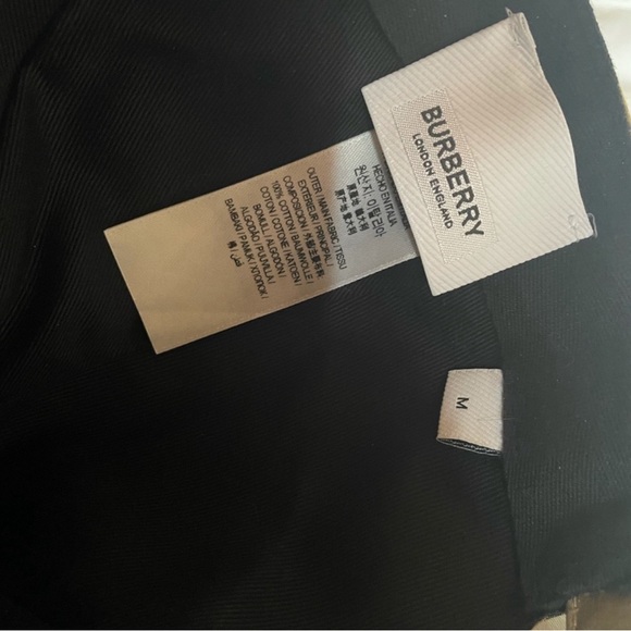 Burberry TB Monogram Vintage Check Baseball Cap with snap - Picture 2 of 5